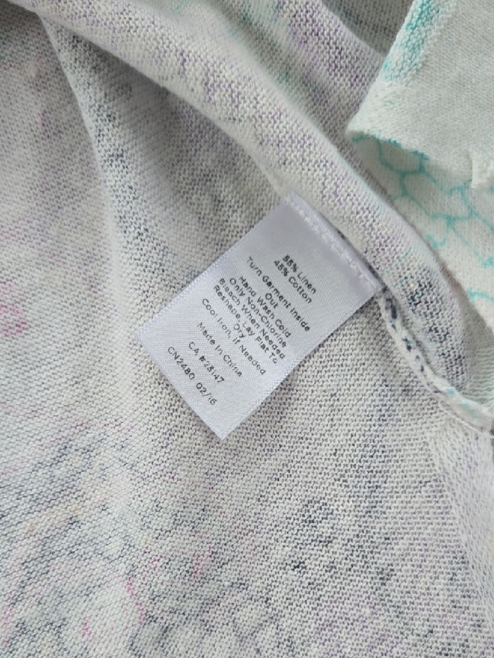 Talbots Linen Cotton Blend Sleeveless Lightweight Sweater - Picture 4 of 5